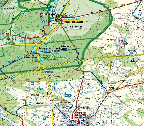 Położenie geograficzne Bolewic- mapa topograficzna